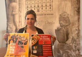 Presentación del taller de sushi y la fiesta de la primavera.