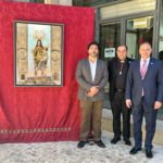 Presentación de la pintura que anunciará la Coronación de la Virgen del Alcázar.