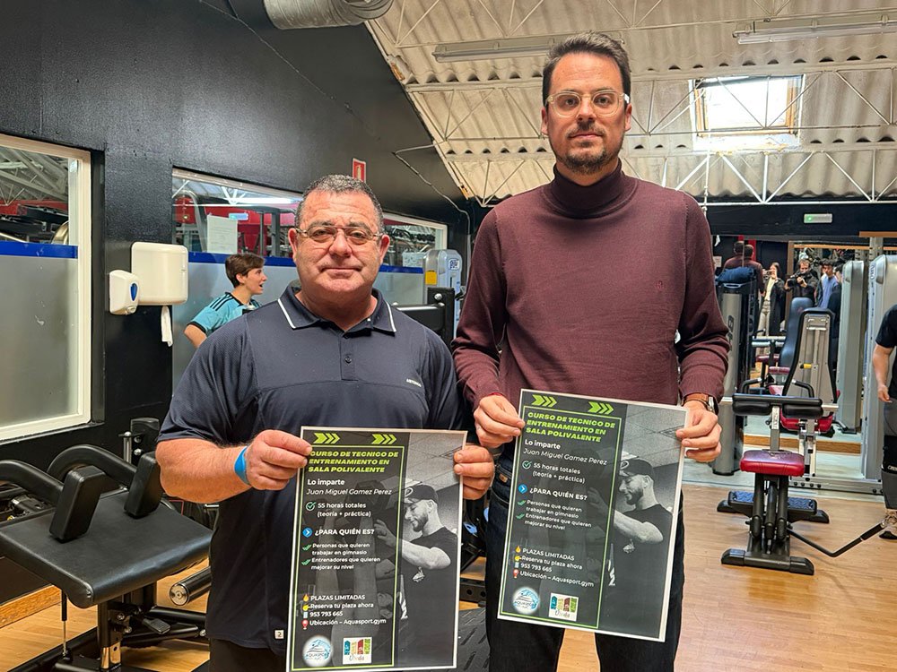 Presentación del curso de técnico/a de sala polivalente en el ámbito deportivo.