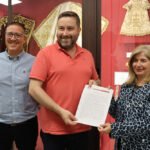 Presentación del programa de actividades de la romería Virgen de Guadalupe.