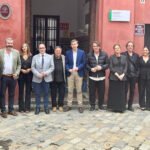 Foto de familia de la presentación de la nueva edición del festival “Flamencos y Mestizos”.