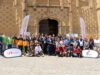 Foto de familia tras la celebración del Campeonato de Ajedrez de los CEUs26, junto al rector de la UNIA, José Ignacio García.