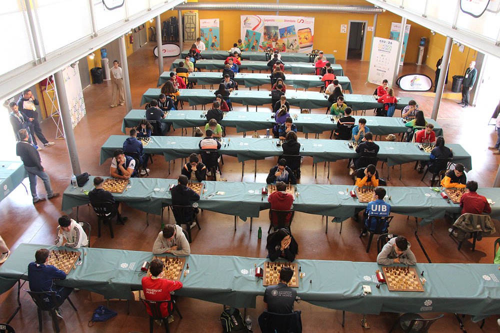 Pruebas del Campeonato Universitario de Ajedrez..