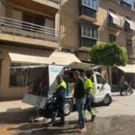 Los trabajos han comenzado en la calle Obispo Cobos.
