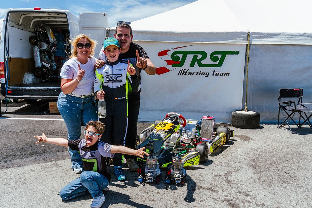 Mario Prieto Reyes sube al podio y se adjudica la Pole Position en la categoría Junior.