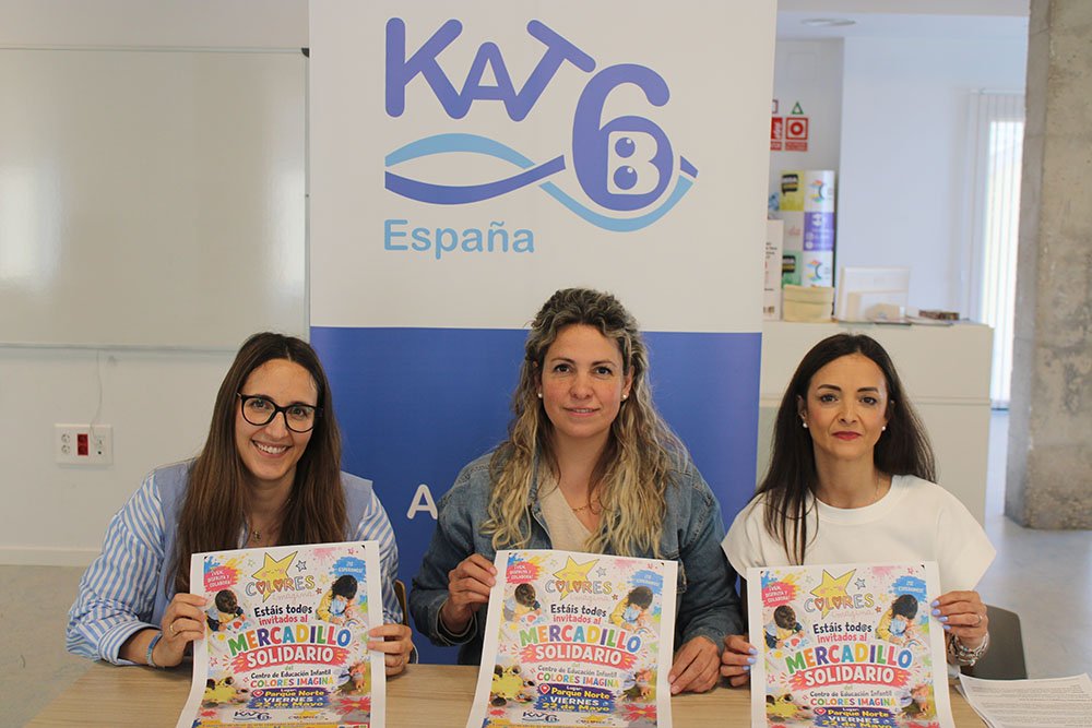 Presentación del mercadillo solidario.