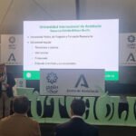 José Manuel Castro persenta la oderta de la UNIA centrada en el sector agroalimentario.- UNIA
