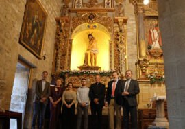 Presentación de la restauración del retablo del Cristo de La Columna de Baeza.