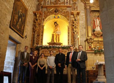Presentación de la restauración del retablo del Cristo de La Columna de Baeza.