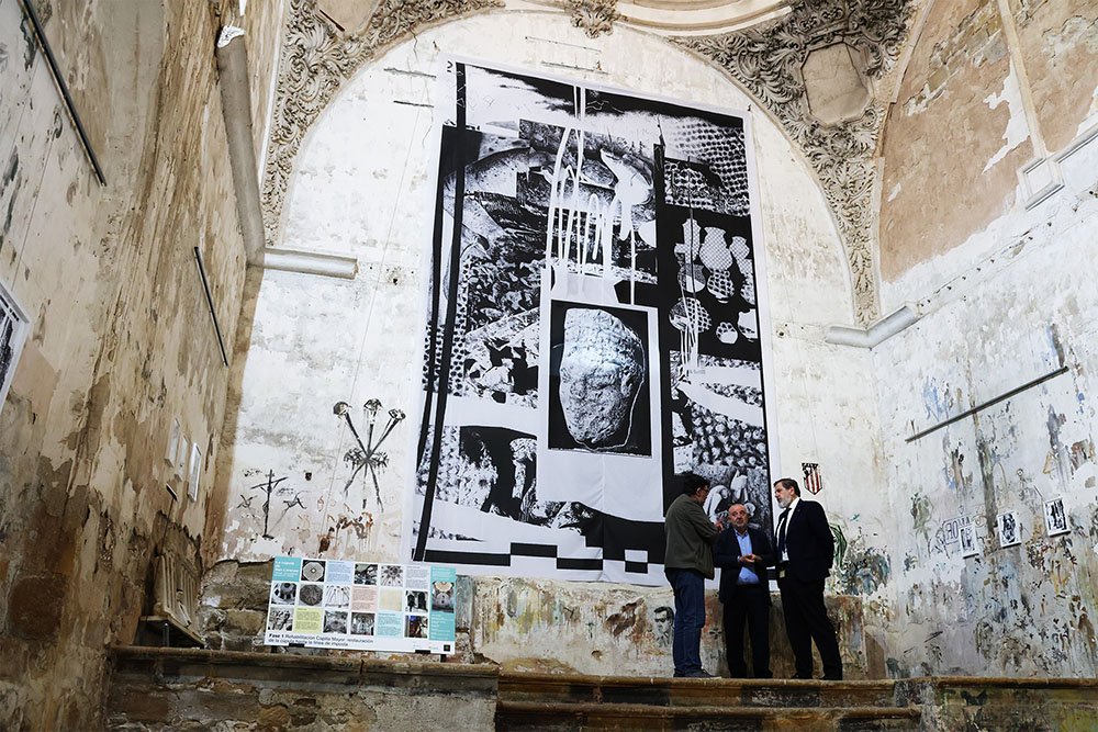 Presentación de la segunda fase de la restauración de la capilla mayor de la iglesia de San Lorenzo.