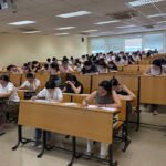 Imagen de estudiantes durante las pruebas de la PAU 2026.