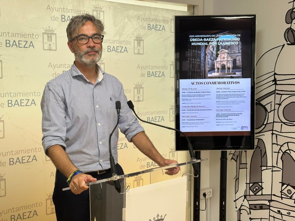 Presentación de los actos conmemorativos de la declaración de Baeza como Patrimonio Mundial.
