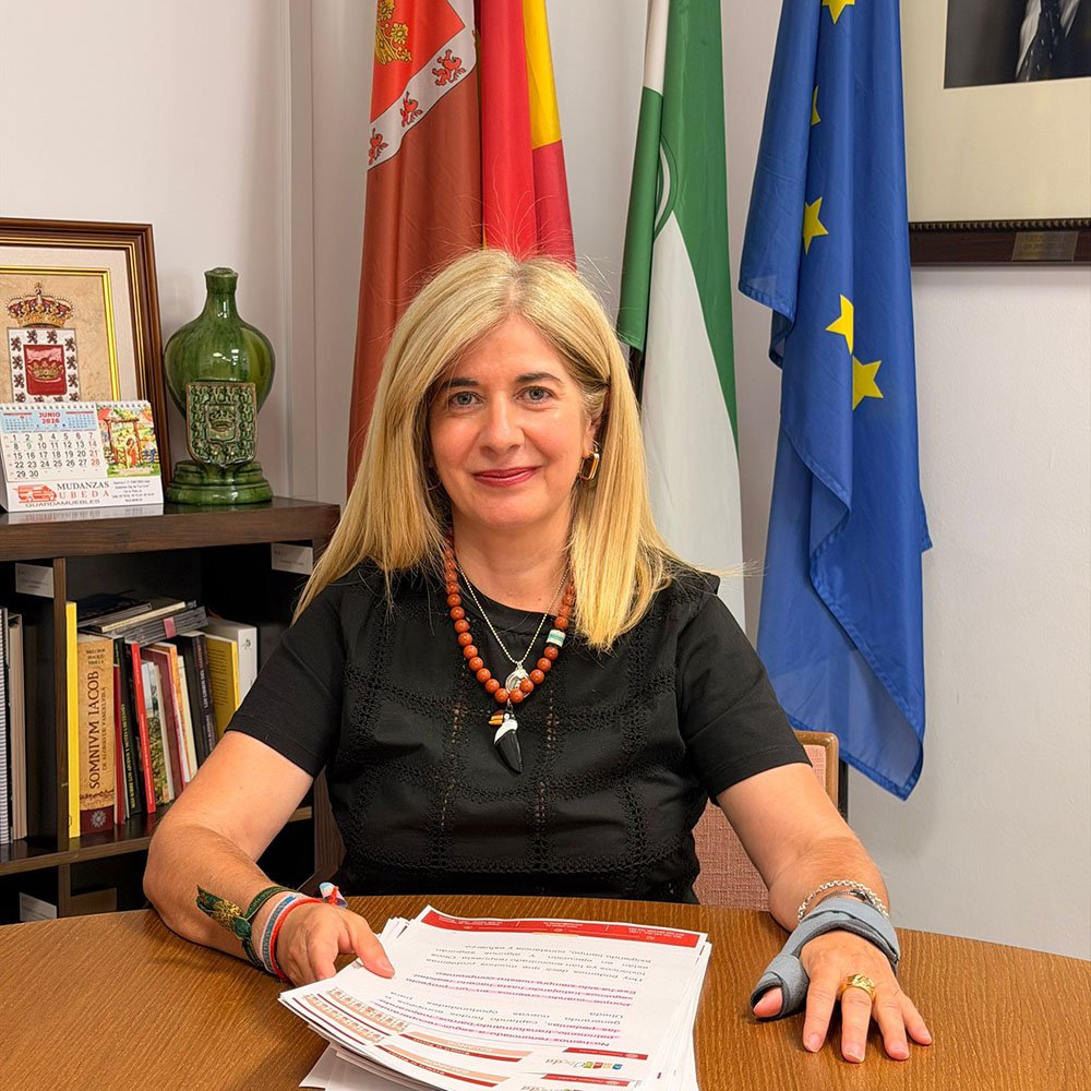 La alcaldesa de Úbeda, Antonia Olivares.