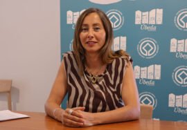 La Concejala de Cultura, Elena Rodríguez, tras su intervención.