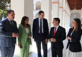Víctor Torres, Ángeles Férriz, Juan Latorre, Francisco Reyes y Ángeles Díaz. / PSOE Jaén.