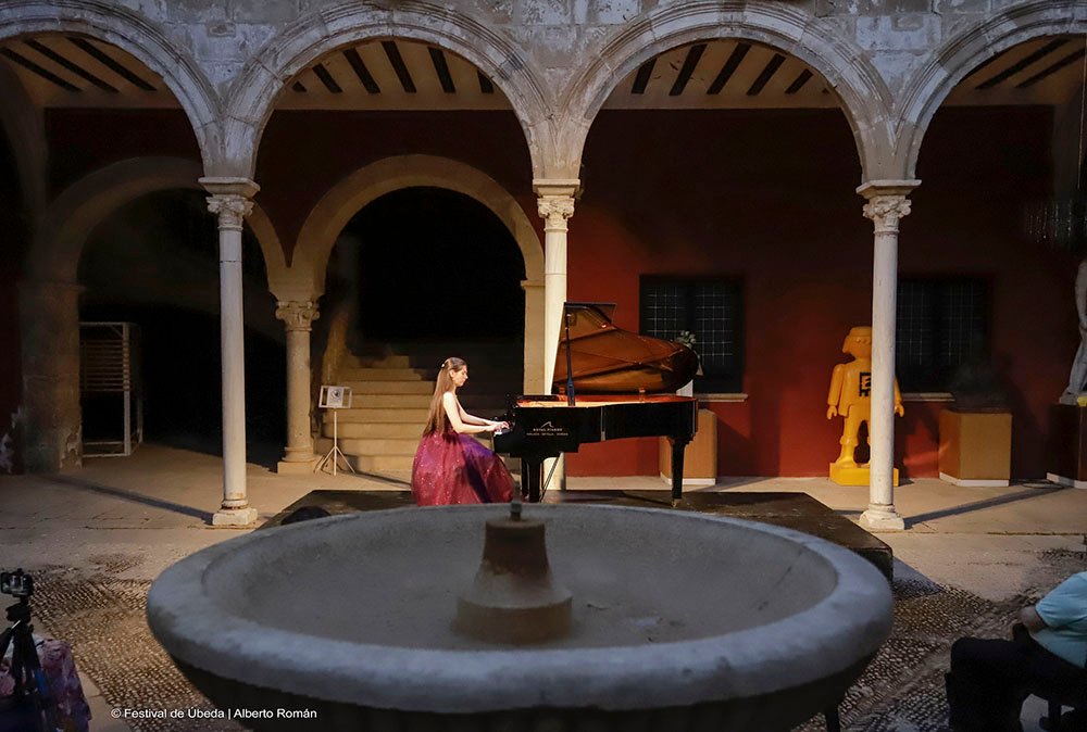 En la Casa de las Torres se pudo disfrutar del piano de Noelia Navas.