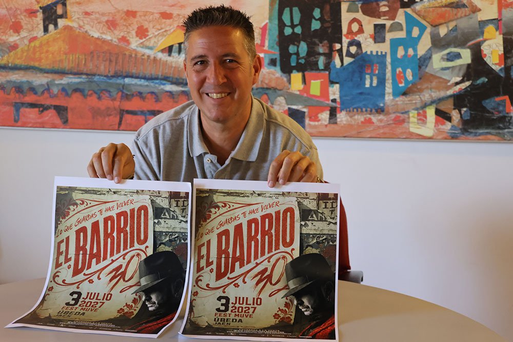 Presentación del concierto el Barrio 2027 en Úbeda.