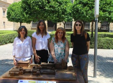 Una maqueta táctil acerca el patrimonio de Úbeda a personas con discapacidad visual