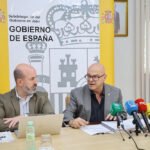 El subdelegado del Gobierno, Manuel Fernández , durante su intervención.