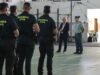 Guardias civiles en prácticas en Jaén.