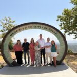 Inauguración del mirador en Úbeda.