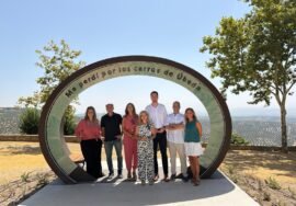 Inauguración del mirador en Úbeda.