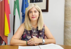 La alcaldesa de Úbeda, Antonia Olivares.