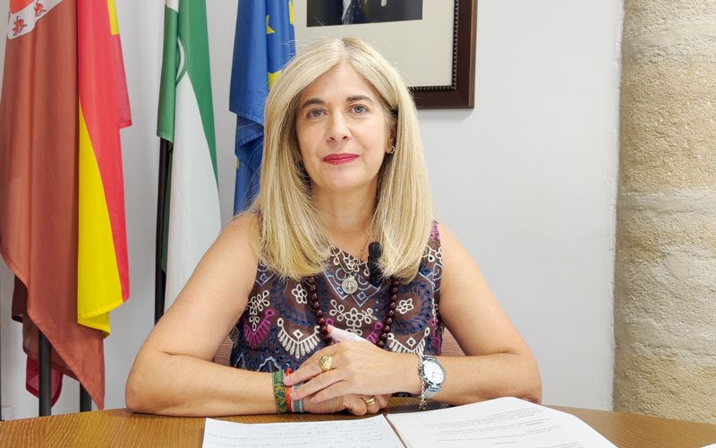 La alcaldesa de Úbeda, Antonia Olivares.