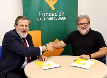 Presentación del acuerdo entre Fundación Caja Rural de Jaén y Asociación Cristóbal Cruz