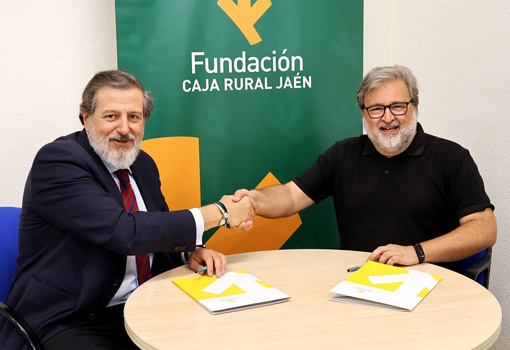 Presentación del acuerdo entre Fundación Caja Rural de Jaén y Asociación Cristóbal Cruz