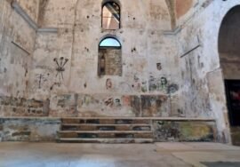 El altar mayor de la iglesia de San Lorenzo. Foto: Fundación Huerta de San Antonio.