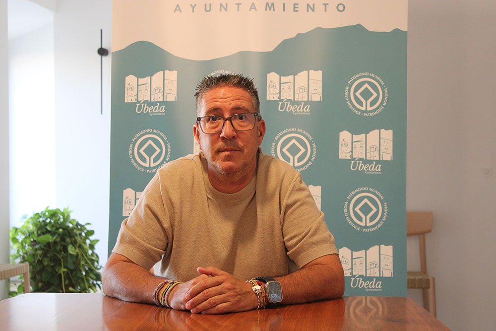 El concejal de Mantenimiento de Infraestructuras del Ayuntamiento de Úbeda, Jerónimo García.