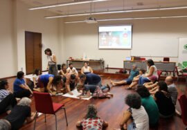 Uno de los cursos de Escuela de Teatro de la UNIA.
