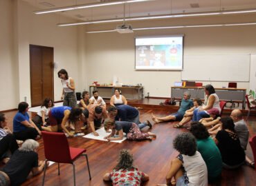 Uno de los cursos de Escuela de Teatro de la UNIA.