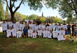 Visita al campamento impulsado por ASODIA.