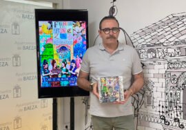 El concejal Antonio Perales durante la presentación de la Feria de Baeza 2026.