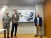 Francisco Javier Lozano junto al delegado territorial de Turismo y el responsable del Relaciones Institucionales de Caja Rural de Jaén