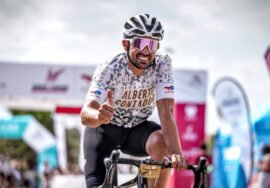 El exciclista español Alberto Contador- AURUM BIKES