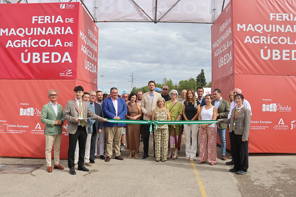 Inauguración de la Feria de la Maquinaria Agrícola en Úbeda