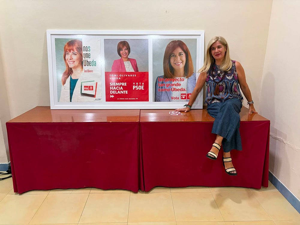 La alcaldesa de Úbeda, Antonia Olivares.