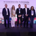La concejala de Turismo, Elena Rodríguez, en la VI Convención de Turespaña, celebrada en Zaragoza.