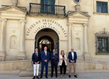 De izquierda a derecha, José M. Gámez, Nicolás Ruiz, Francisco de Asís del Barco, Elena Moreno y Juan Carlos Ruiz.
