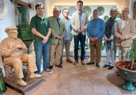 Visita al taller del alfarero ubetense Pablo Tito.