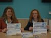 Laura Piqueras y Francisca Isabel Millán, en la presentación de las jornadas.