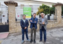 Manuel Fernández durante su visita a Torreperogil- SUBDELEGACIÓN DEL GOBIERNO EN JAÉN