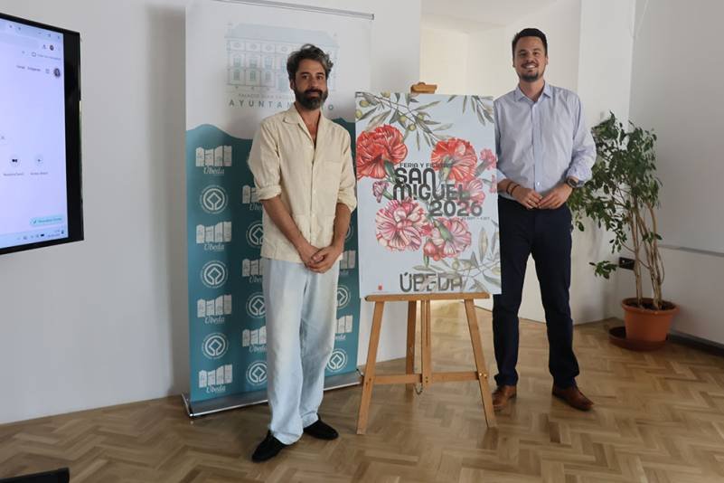 Úbeda presenta el cartel de la Feria de San Miguel 2026, una creación de Moisés Nieto que convierte la tradición y la identidad de la ciudad en una imagen atemporal